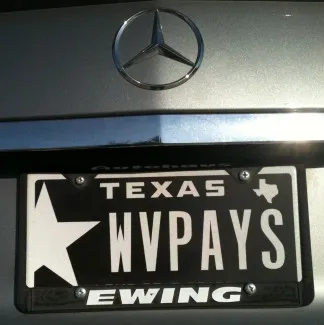 Worldventures License Plate - Ewing